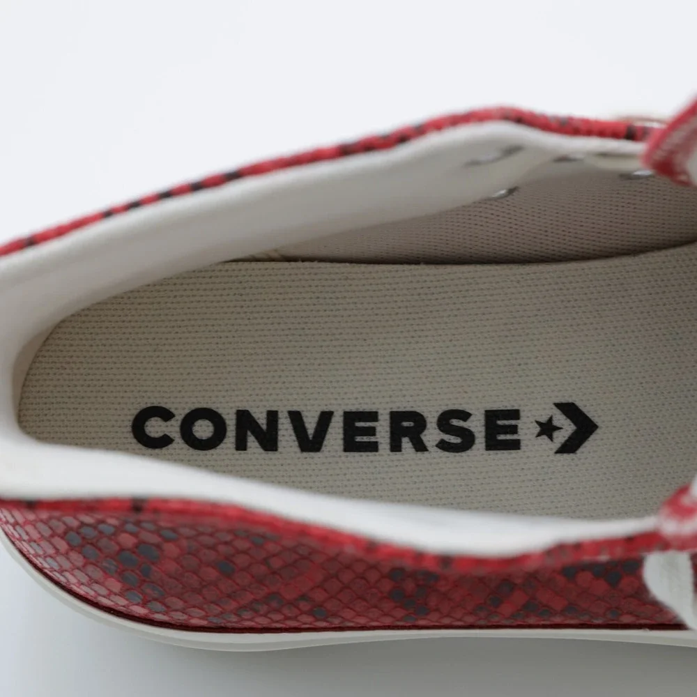 Converse Chuck‎ Taylor All Star Snakeskin Print Women's Shoes Red/Black Size 7.5 - Picture 6 of 11